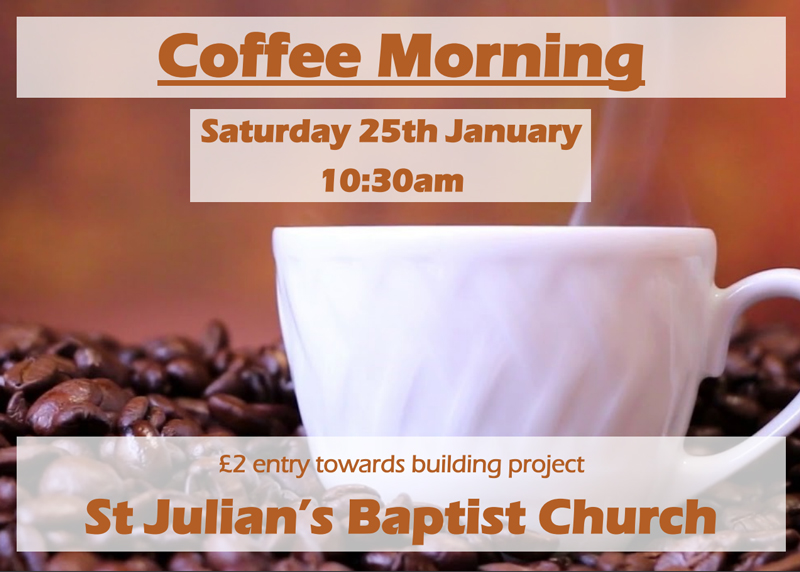Coffee morning 25Jan